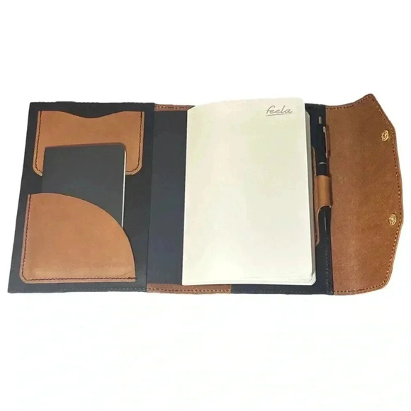 Handmade Vegetable Tan Leather Journal / Diary / Devotional Book / Notebook - Picture 1 of 14